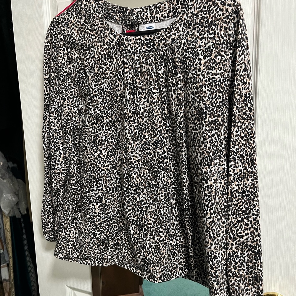 Leopard Print Women's Top